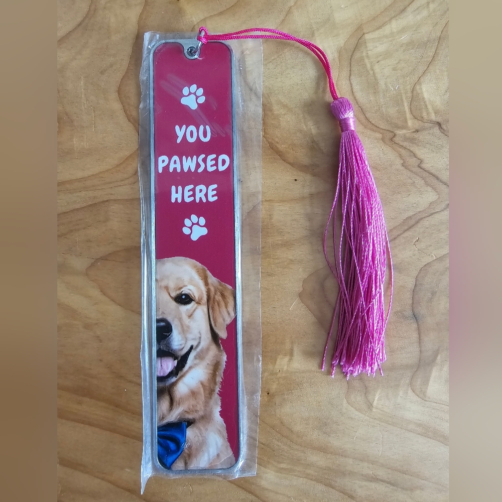 Metal Bookmark With Tassle